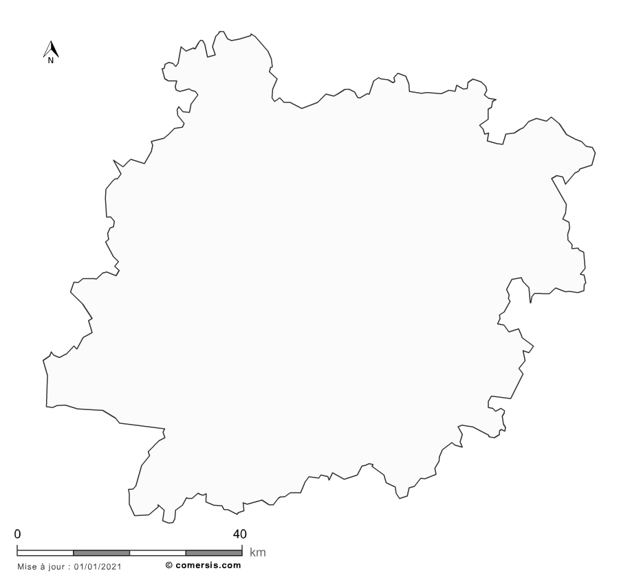 carte modifiable du Lot-et-Garonne