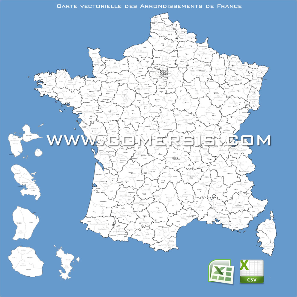 Arrondissements de France