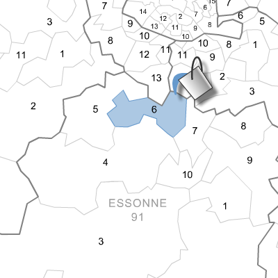 circonscriptions des  Pays de la Loire 2012